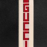 GUCCI Кожаный клатч мужской черный - фото 5