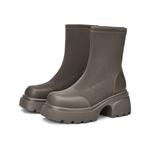 Ботильоны 6,7 см женские GEMEIQ, тёмно-коричневые на флисовой подкладке - фото 8