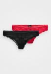 Трусы DORINA PERFECT THONG 2 PACK, Black/Red/Black - фото 8