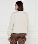 Свитшот женский Marc Cain свободного кроя однотонный, бежевый - фото 3