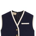 Платье Gucci без рукавов, темно-синий - фото 6