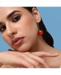 Женские серьги-капли вишни Sohi, red - фото 3