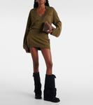 Боевые ботинки Robin из денима The Attico, Dark Blue - фото 2