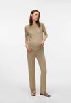 Брюки MAMALICIOUS, бежевый - фото 2