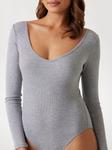 Эко-боди Tessa Rib GUESS, Gj Medium Grey Heather - фото 4
