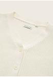 Кардиган TOM TAILOR CROPPED MIT V-AUSSCHNITT, Wool White/White - фото 3