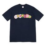 Футболка fw19 week 7 pillows tee logo short sleeve navy blue Supreme, синий - фото
