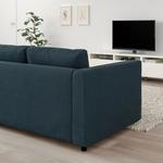 3-местный диван VIMLE IKEA, цвет with headrest/hillared dark blue - фото 2
