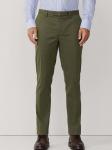 Hackett London Брюки чинос Regular в зеленом цвете - фото 2