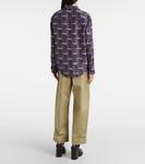 Шелковая рубашка Burberry Burberry, Knight Ip Pattern - фото 3