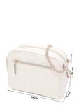 Сумка кросс-боди GUESS ALDINA CAMERA CROSSBODY, White - фото 3