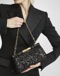 Клатч Marlene среднего размера с пайетками Dolce&Gabbana, цвет Nero - фото 4