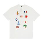 Футболка Stussy World Tour Flags 'White', белый - фото