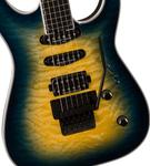 Электрогитара Jackson Pro Plus Series Soloist SLA3Q Amber Blue Burst Ebony Fingerboard - фото 4