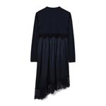 Женское платье с длинными рукавами SIMONE ROCHA, синий - фото 3