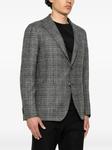 Блейзер в клетку Tagliatore, серый - фото 3