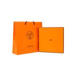 HERMES Шелковый  шарф Mulberry бежевый - фото 4