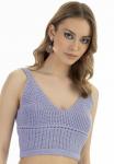 Топ Faina, сиреневый - фото 3