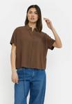 Блуза Soft Rebels Button-down blouse, Coffee Quartz/Brown - фото