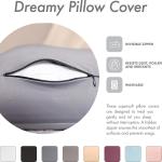 PILLOWY Подушка PILLOWY Premium Microbead Medium Extra Fluffy с антиэйдж чехлом Dark Grey - фото 8