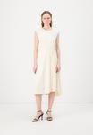 Платье DKNY TIE DETAIL MIDI, Eggshell/Off-White - фото