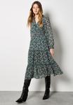 Платье Apricot PAISLEY PRINT MIDI, Green - фото