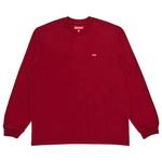 Футболка Supreme Small Box Long-Sleeve Tee, Cardinal - фото
