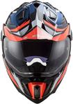 LS2 Helmets Explorer Carbon Adventure Helmet, Focus Blue White Red - фото 6