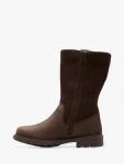 Детские ботинки Astrol Zip Mid Calf Clarks, Dark Brown - фото 2