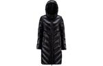 Пуховик женский черный Moncler - фото