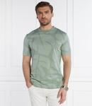 Футболка BOSS BLACK Thompson Slim Fit, зеленый - фото 3