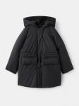 Пальто MANGO KIDS Vega, черный - фото 3