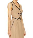 Жилет Revive в цвете мокко SOVERE, мокко - фото 3