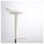 Барный стул, белый, 76 см, JANINGE IKEA - фото 6