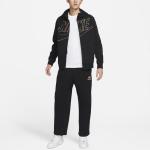 Куртка Nike Men's Club Brushed Brush Zip-Up Hooded Jacket 'Black', черный - фото 3