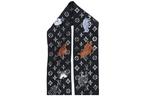 LOUIS VUITTON Бандана унисекс черная, Black - фото