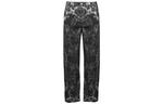 Узорчатые джинсы VERSACE, черные - фото 2