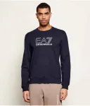 Толстовка regular fit Ea7, темно-синий - фото