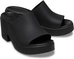 Туфли Crocs Brooklyn Slide Heel, черный - фото