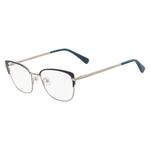 Longchamp женские 53 мм черные серебристые оптические очки - фото