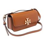 TORY BURCH Элеанор E/W Маленькая трансформируемая сумка через плечо Виски - фото 3