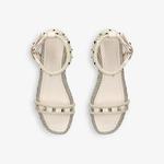 Эспадрильи Valentino Garavani Rockstud на платформе, белый - фото 2