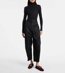 Венские балетки из замши Alaïa, Rouge Grenat - фото 3