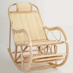 Кресло-качалка GeShiJiaJu из натурального ротанга для дома и дачи - фото 6