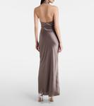 Юбка макси из шелкового шармеза The Sei, Smog - фото 3