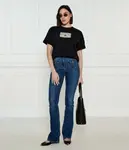 Джинсы Flare fit Elisabetta Franchi, синий - фото 2