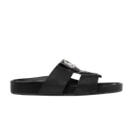 Шлепанцы Christian Louboutin Dhabubizz Flat Slide 'Black', черный - фото