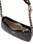 Сумка через плечо GUESS ALDINA TOP ZIP SHOULDER BAG, Black - фото 5