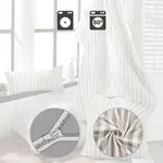 Двустороннее постельное белье , серо-белое, 1x 155x200 см + 1x 80x80 см Erwin Müller - фото 6