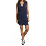 Платье Mila с V-образным вырезом мини в цвете navy PERFECTWHITETEE - фото